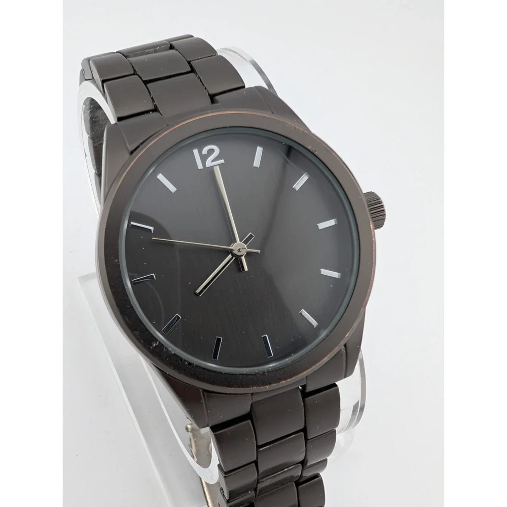 Goodfellow & Co Watch Men‎ 38mm Case Gunmental Tone 7